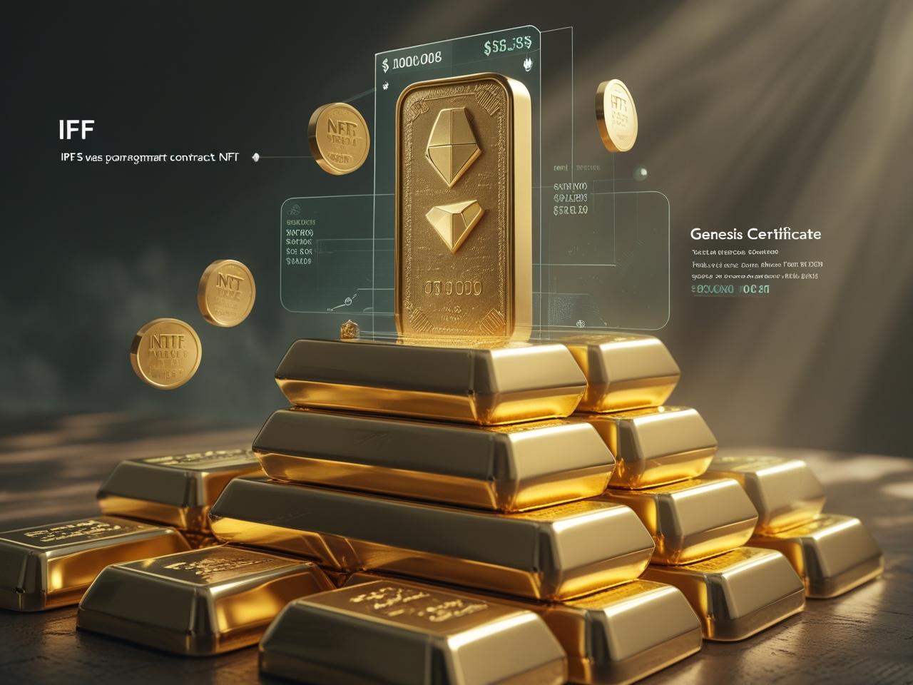 Gold reserve and digital twin composition